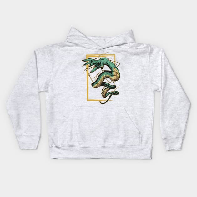 handsnake Kids Hoodie by PaperHead